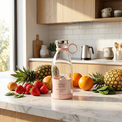 Licuadora Portátil de 350 ml — Recargable, para Batidos en Cualquier Lugar