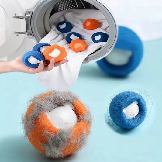 Bolas reutilizables para recoger pelusas y pelo de mascotas