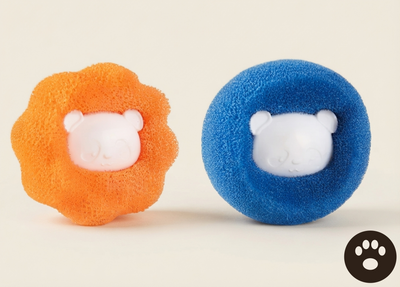 Bolas reutilizables para recoger pelusas y pelo de mascotas en la ropa