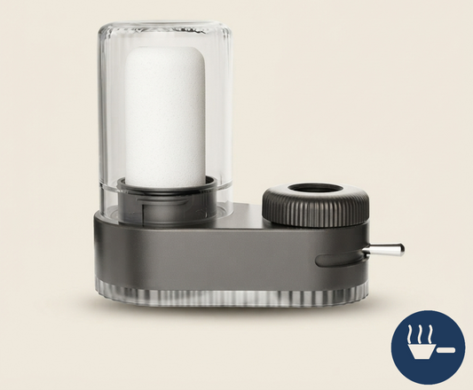 Purificador de agua para grifo con filtrado físico para la cocina del hogar. 2 elementos filtrantes extraíbles y lavables. Purificador de agua con aireador.